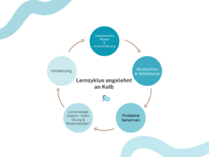 Lernzyklus nach Kolb - Lernpsychologie im Online-Kurs