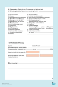 Mutterpass - Risikoschwangerschaften